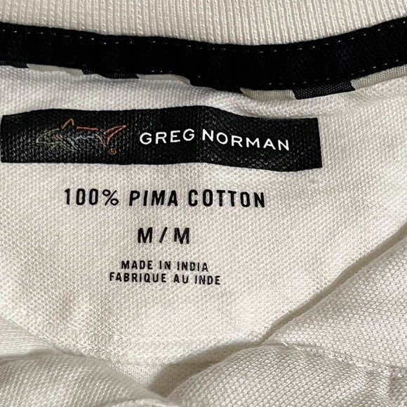 Greg Norman women's golf polo shirt, white size M - Picture 7 of 7